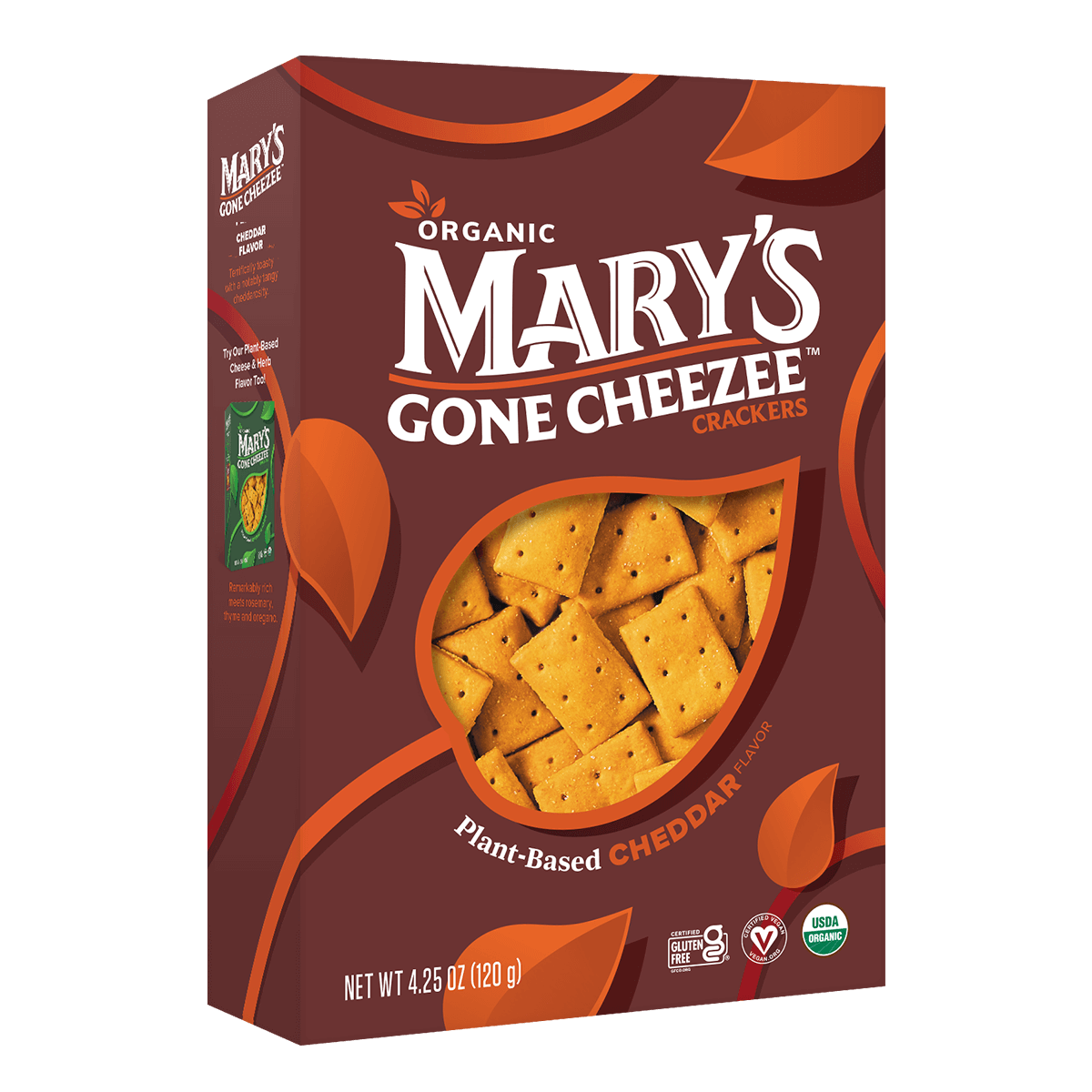 Mary's Gone Cheeze Vegan Cheddar Flavor Crackers