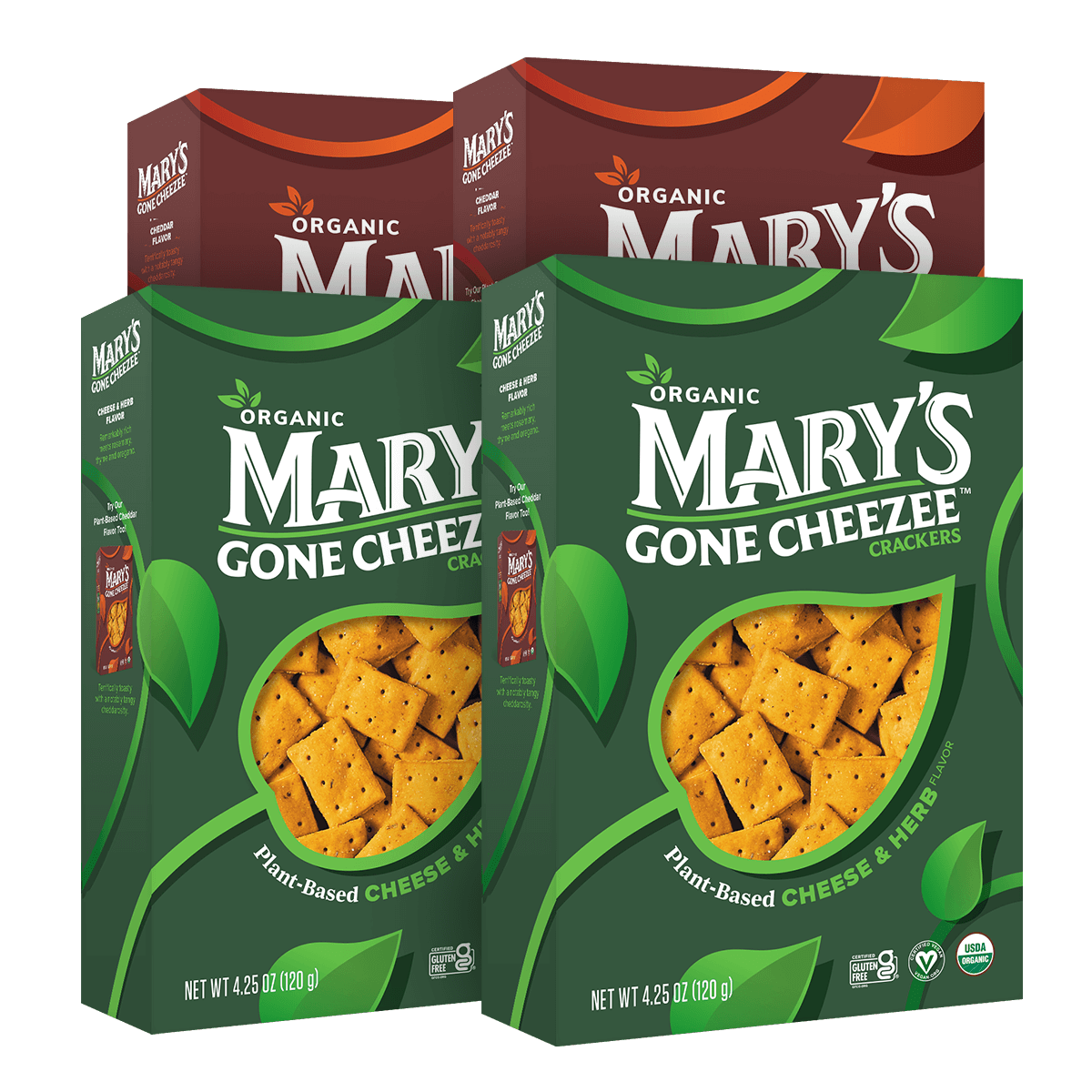 Cheezee Variety 4-Pack – Mary's Gone Crackers